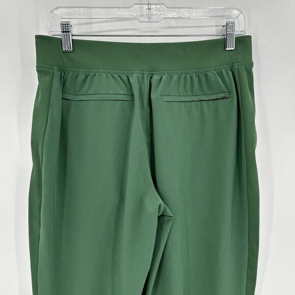 ATHLETA Vineyard Green Brooklyn Mid Rise Ankle Pull On Athleisure Pants Size 10 - Picture 4 of 9